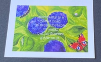 Butterfly, life cycle card