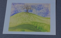 Tree on a Hill card