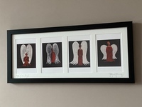 Ages of an Angel print. Framed