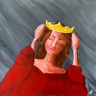 A crown He gave me and a robe to wear. I will not stumble, nor the robe tear.